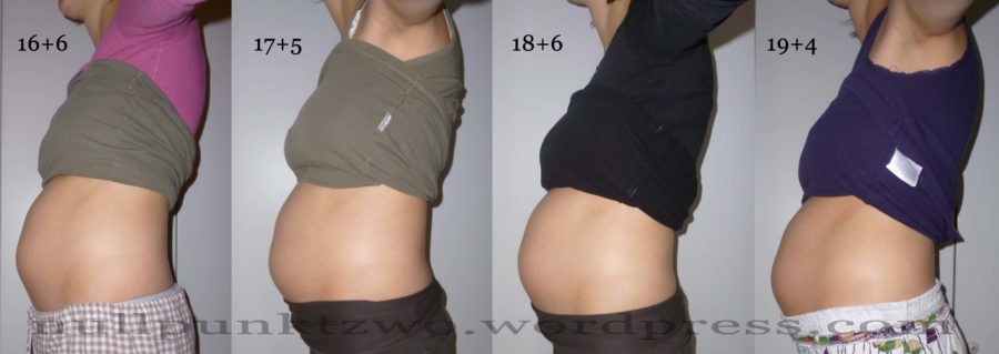 Babybauch 5. Schwangerschaftsmonat - Kind 1