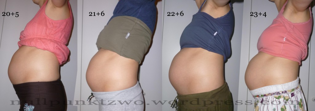 Babybauch 6. Schwangerschaftsmonat - Kind 2 Babybauch 6. Schwangerschaftsmonat - Kind 2