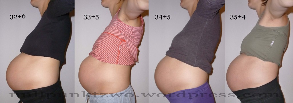 Bauchbilder 9. Schwangerschaftsmonat | Kind 2 • nullpunktzwo