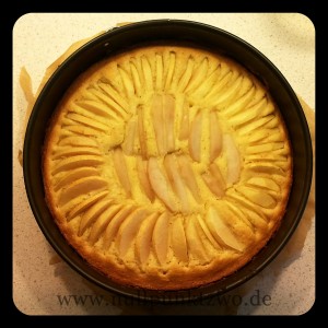 Apfelkuchen fertig