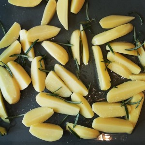 Rosmarinkartoffeln vorher Rosmarinkartoffeln vorher