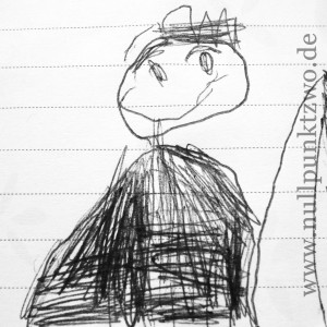 Selbstbildnis mit knapp 5 Jahren Selbstbildnis mit knapp 5 Jahren