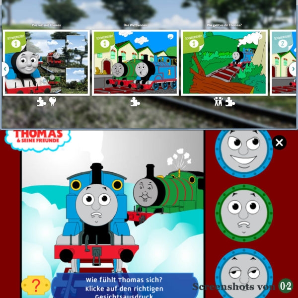 Spiele mit Thomas (Screenshots vom Smartphone) Spiele mit Thomas (Screenshots vom Smartphone)