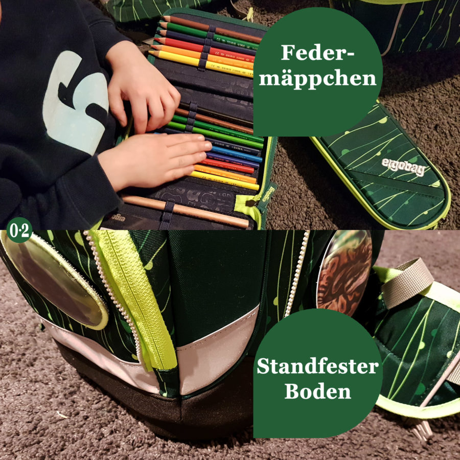 ergobag cubo 2019 mit Standfestigkeit und Zubehör