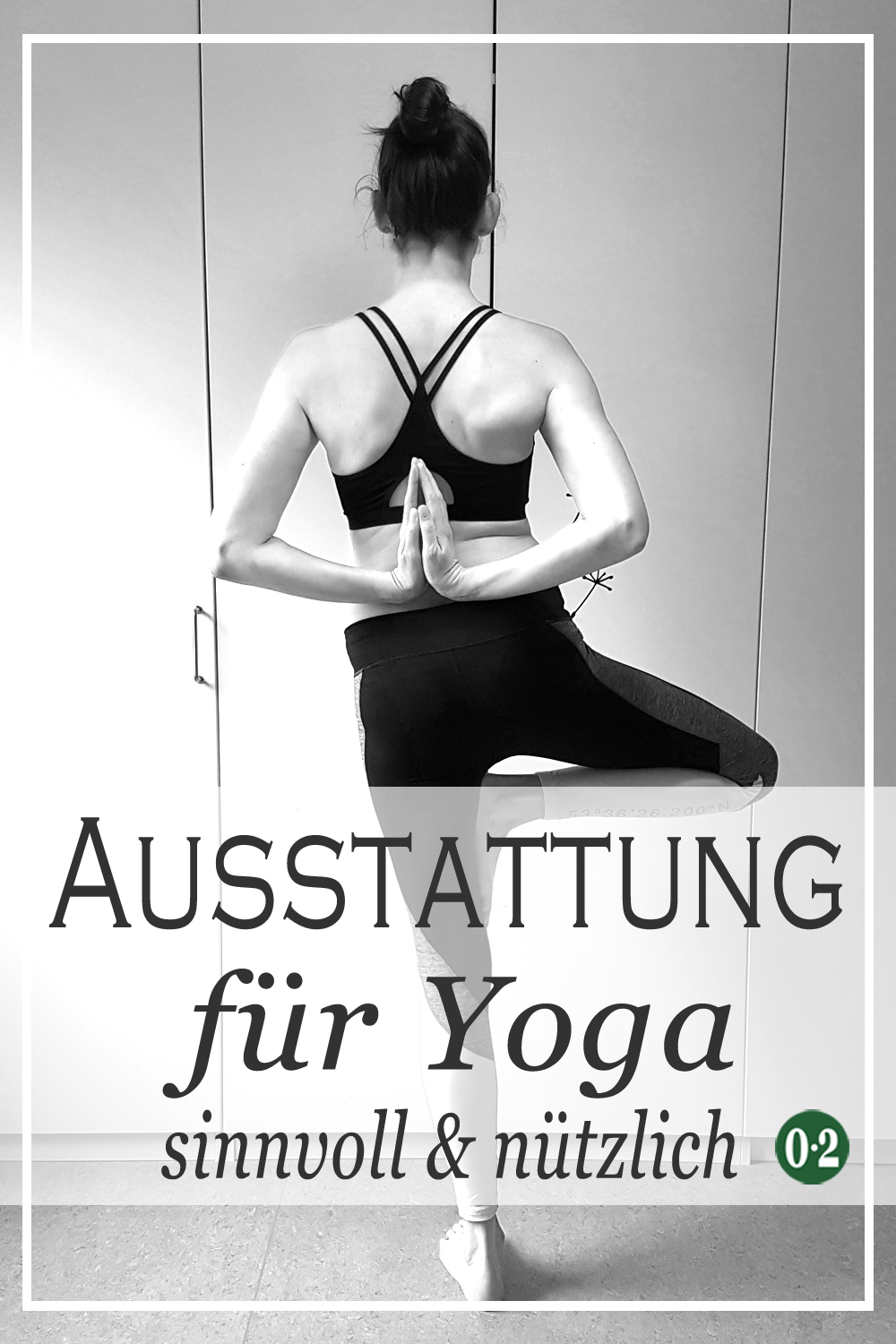 Yoga Ausstattung Matte Klotz Gurt • nullpunktzwo