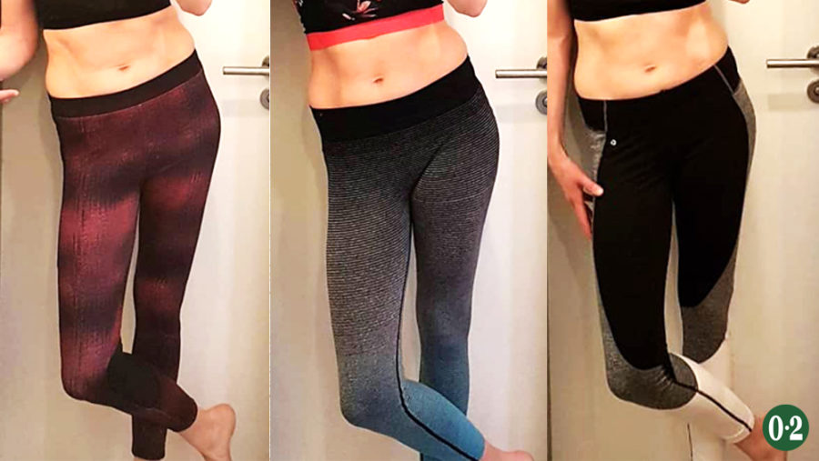 Unterschiede bei Yoga Hosen mit breitem Bund