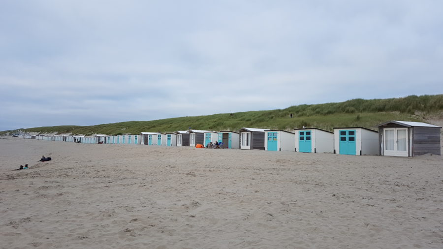 Strandhäuschen an Paal 17 auf Texel