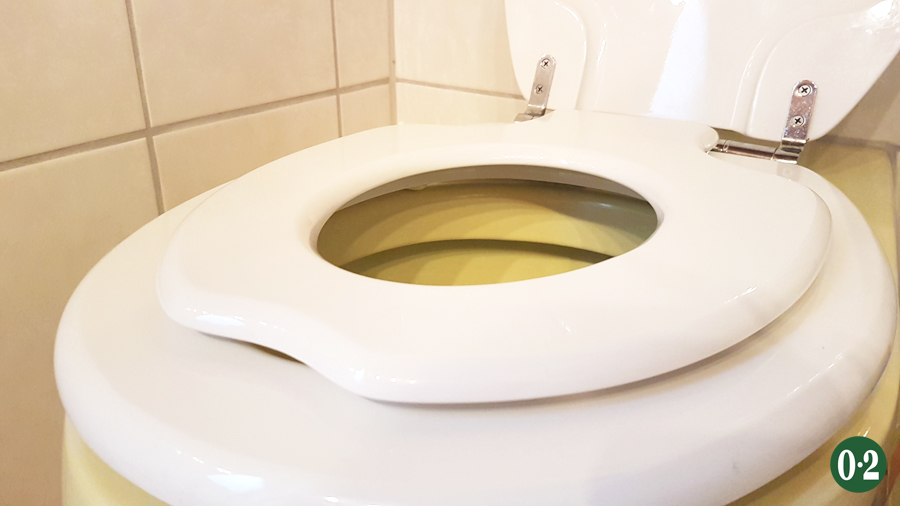 Familien- WC- Sitz mit kleiner und großer Brille